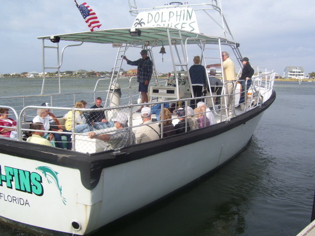 Dolphin Cruise leaving Pensacola Beach