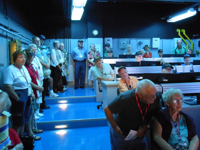 Briefing in the Joint Operation Center of the Ambition at the National Flight Academy