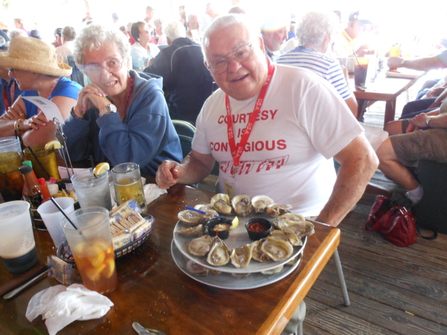 Oysters are the best at Peg Leg Pete's