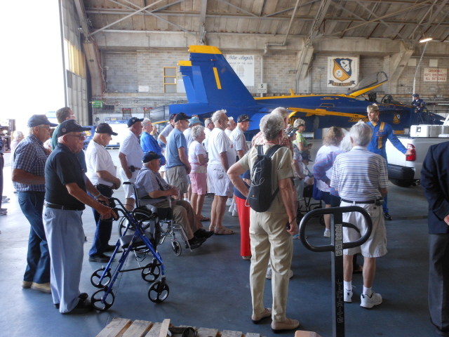 A visit to the Blue Angel's hangar