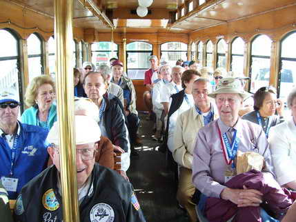 Onboard the trolley