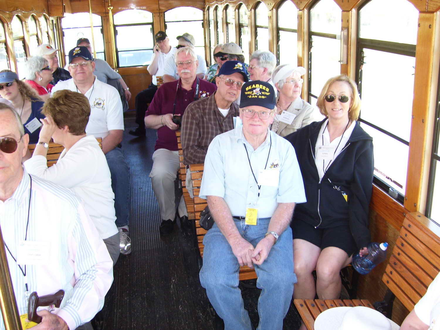 Trolley #1 heading for the National Naval Aviation Museum