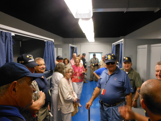Visiting a Stateroom in the National Flight Academy