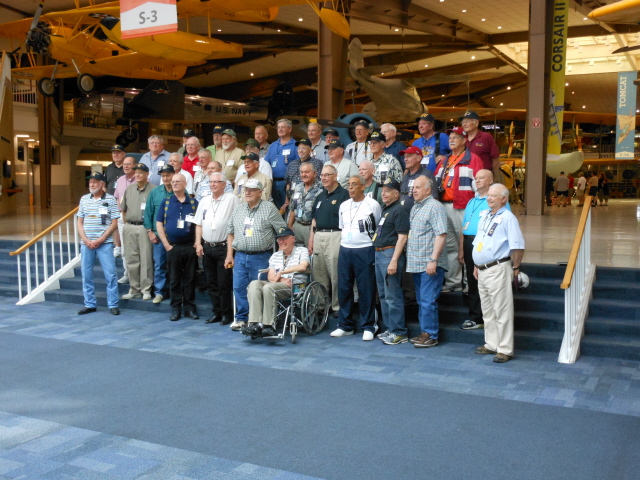 VP47 Squadron picture in the Blue Angel atrium at the National Naval Aviation Museum
